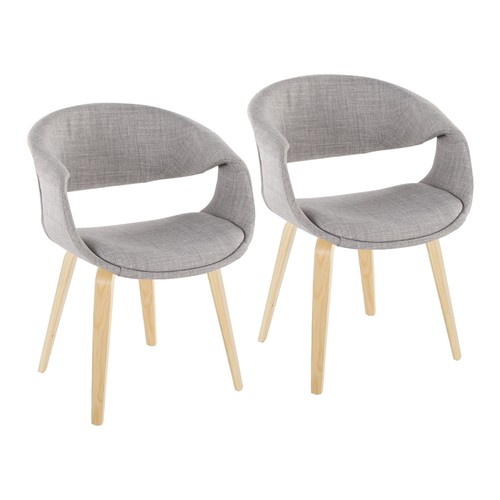 Curvo Upholstered Chair - Set Of 2